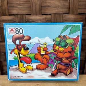 Vintage 1978 Garfield and Odie Puzzle 80pcs